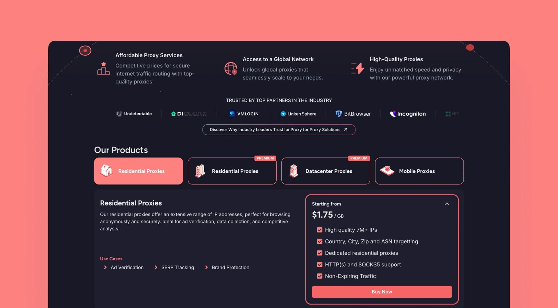 IPNPROXY - Secure Connection, Modern Proxy Experience